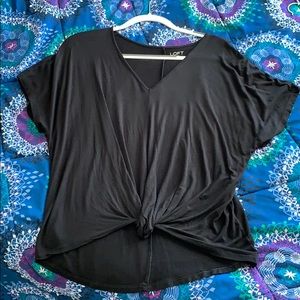 Loft tie front shirt